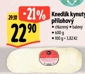 Knedlík houskový kynutý Lef