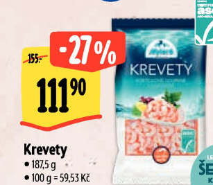 Krevety mražené Mylord