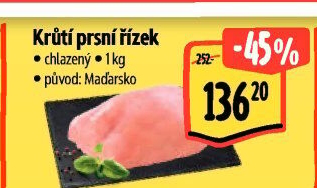 Krůtí prsní řízky