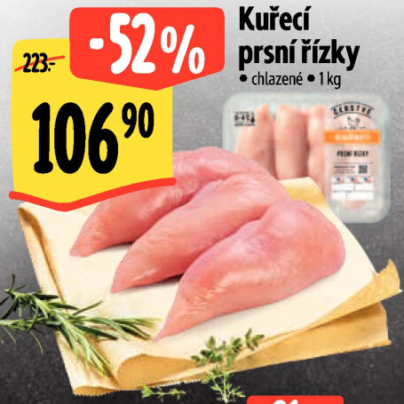 Kuřecí prsní řízky Albert