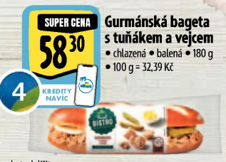 Obložená bageta Albert Fresh Bistro