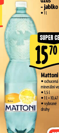 Ochucená voda Mattoni