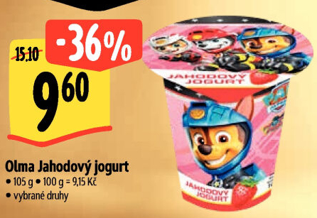 Ochucený jogurt Olma