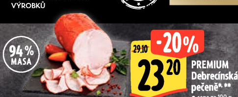 Pečeně debrecínská Premium