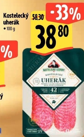 Salám Uherák kostelecký Kostelecké uzeniny