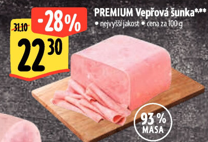 Šunka vepřová Premium nejvyšší jakosti