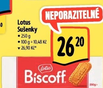 Sušenky Biscoff Lotus