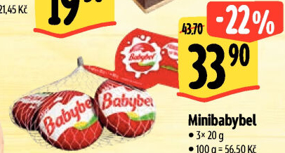 Sýr Mini Babybel Veselá kráva