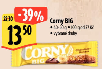 Tyčinka cereální BIG Corny