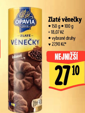 Věnečky Zlaté Opavia