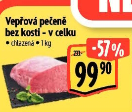 Vepřová pečeně bez kosti