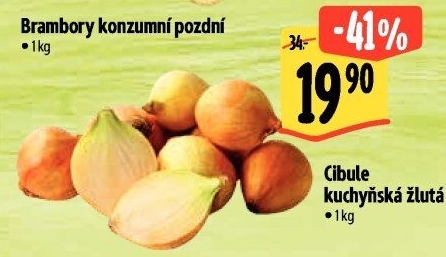 Cibule kuchyňská žlutá