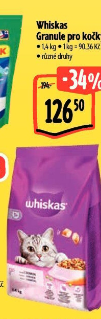 Granule pro kočky Whiskas