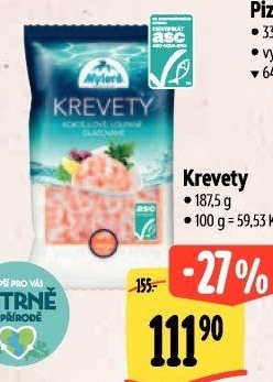 Krevety mražené Mylord