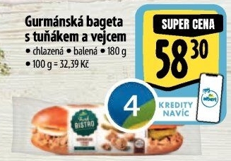 Obložená bageta Albert Fresh Bistro