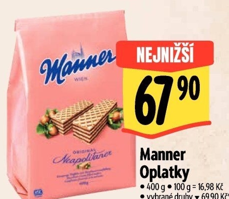 Oplatky Manner
