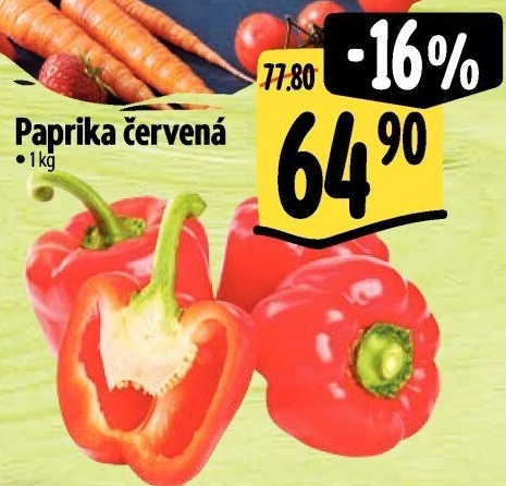 Paprika červená
