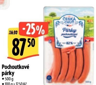 Párky pochoutkové Česká chuť