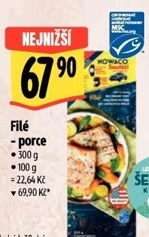 Rybí filé mražené Nowaco