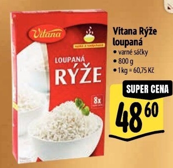 Rýže loupaná dlouhozrnná Vitana