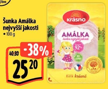 Šunka Amálka nejvyšší jakosti Krásno