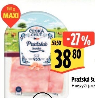 Šunka pražská nejvyšší jakosti Česká chuť