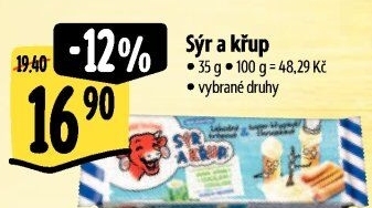 Sýr a křup Veselá kráva