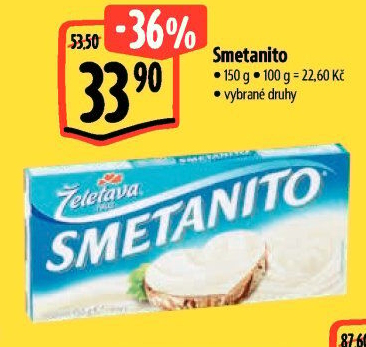 Sýr tavený Smetanito Želetava