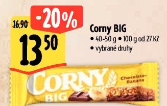 Tyčinka cereální BIG Corny