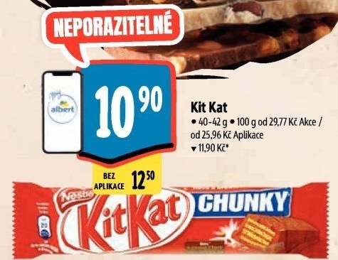 Tyčinka Kit Kat Nestlé