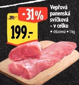 Vepřová panenská svíčková