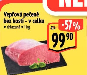 Vepřová pečeně bez kosti