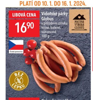 Vídeňské párky Globus