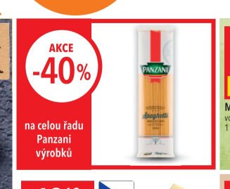 na celou řadu Panzani výrobků