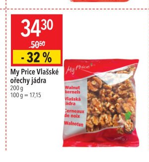 My Price Vlašské ořechy jádra