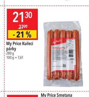 My Price Kuřecí párky