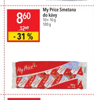 My Price Smetana do kávy