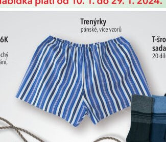 Trenýrky pánské, více vzorů