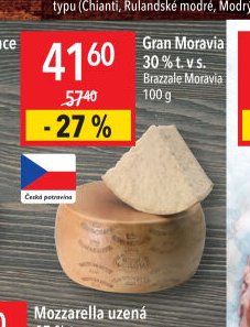 Gran Moravia 30 % t. v s. Brazzale Moravia
