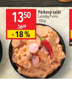 Párkový salát Lahůdky Palma
