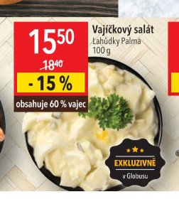 Vajíčkový salát Lahůdky Palma