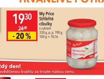 My Price Stříbrné cibulky