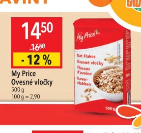 My Price Ovesné vločky
