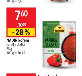 NADIR koření paprika sladká