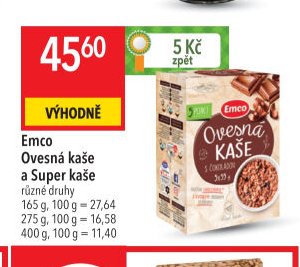 Emco Ovesná kaše a Super kaše