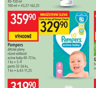 Pampers dětské pleny