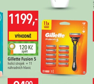 Gillette Fusion 5 holicí strojek