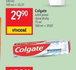 Colgate zubní pasta