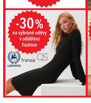 Oděvy v oddělení Fashion -30 %
