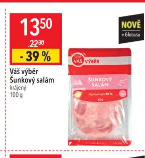 Váš výběr Šunkový salám krájený